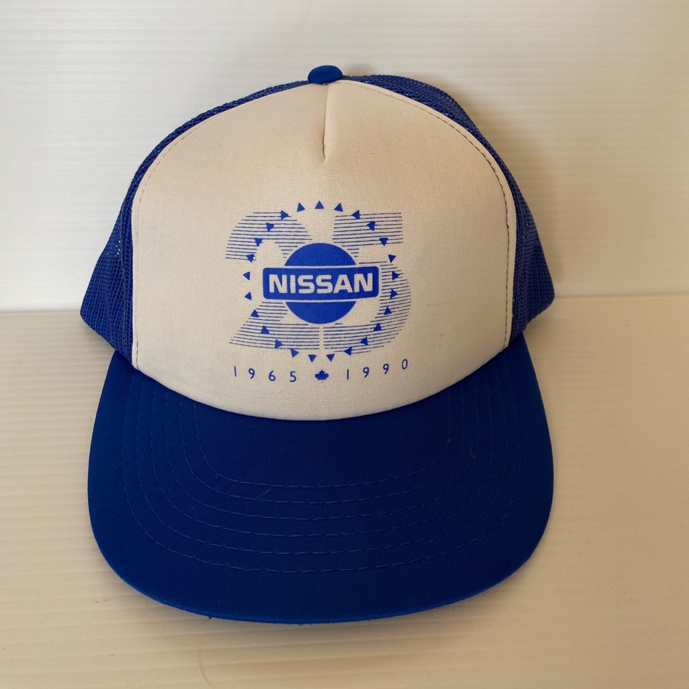 Vintage Nissan 25th Anniversary mesh trucker hat